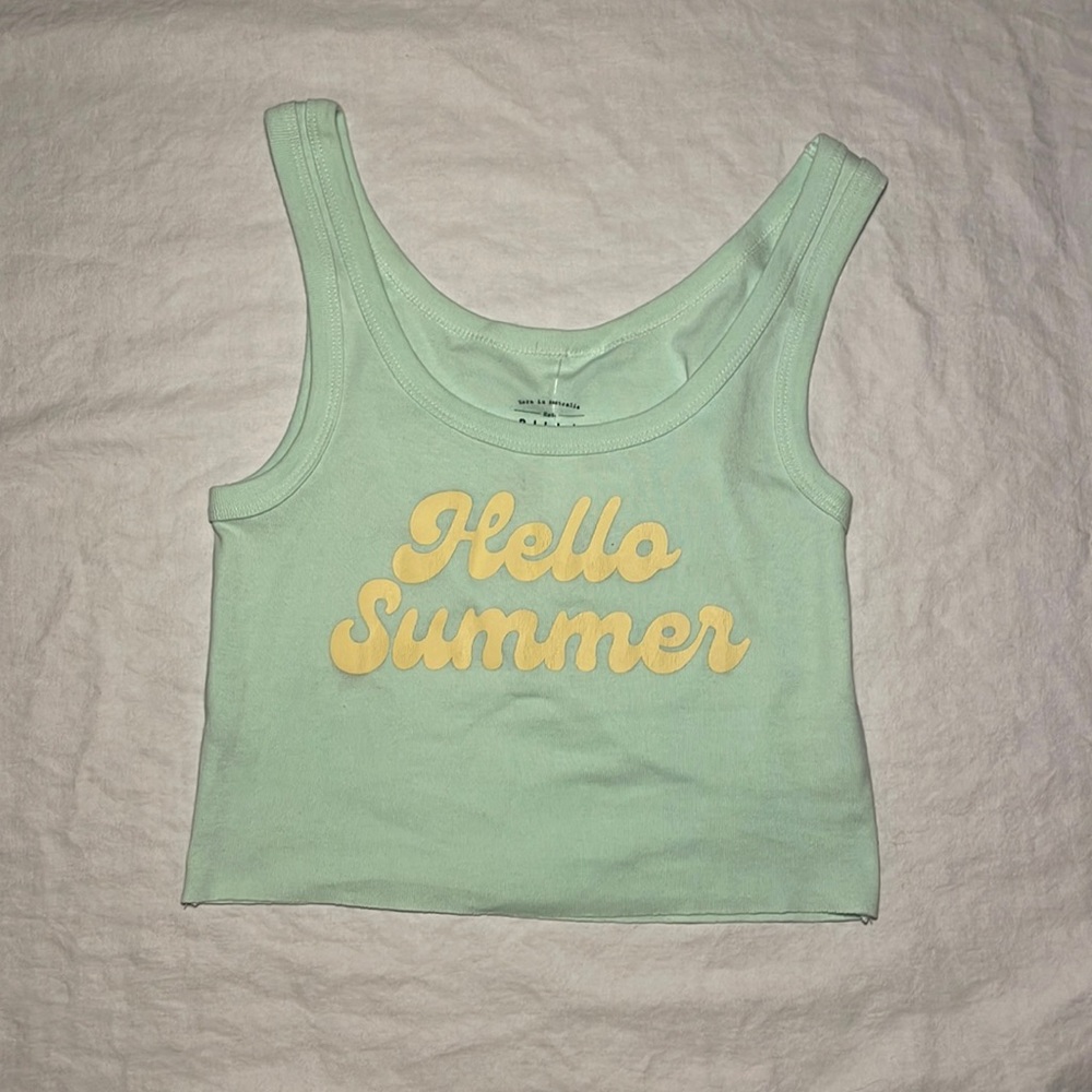 Green Billabong Tank Top
